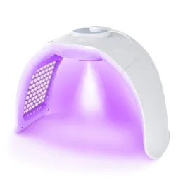 New 7 colour Near infrared pdt led red light therapy facial machine with nano steam