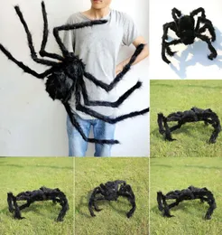 Super Big Plush Spider Decoration Made of Wire and Black Multicolour Style Party Halloween Decorations 30cm 50cm 75cm 90cm 120cm 19631554
