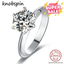 Wedding Rings Moissanita Anillos 100% 925 Sterling Silver for Women Diamonds Bague with GRA Certificate Fine Jewelry 230608