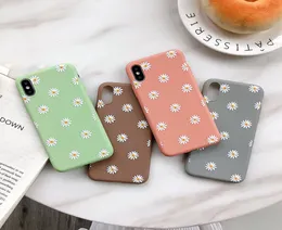 Cute Daisy Phone Case For iPhone 12 Mini 12 11 Pro Max XS XR X Max 8 7 6 6S Plus SE 2020 Soft Silicone Chic Back Cover4685818