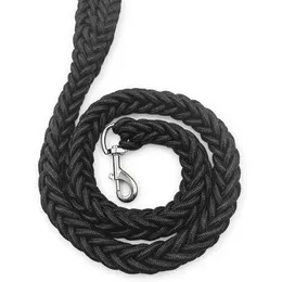 Dog Collars Leashes Heavy and Duty Leash 120cm Durable Nylon Braided Walking for Medium Large Breed Dogs Pet Puppy Traction Rope Z0609