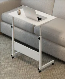 Justerbar rörlig lat ergonomikbord Bedside Computer Desk Manual Lifting Portable Laptop Standing Desk8046190