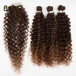 Hair Bulks Bella Body Wave Hair bundles Synthetic Hair extension 36 Inches Blonde Bundles With Closure 7 Pcs/Pack Weave Tissage For Women 230608