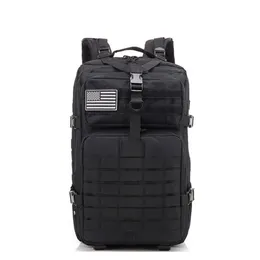 Outdoor Bags 50L Military Tactical Hiking Backpack - Large Army 3 Day Assault Pack Molle Bag Rucksack 230608