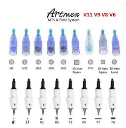 Tattoo Needles Artmex Tatoo Machine Cartridge Needle PMU And MTS System Premium For Permanent Makeup V11 V9 V8 V6 V3