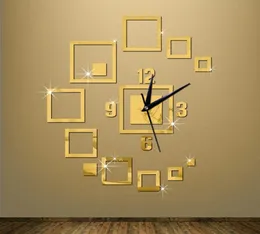 Newly 55X45cm Wall Clocks Fashion Watches 3D Stereo Acrylic DIY Living Room Bedroom Decoration Wall Clock 9 A4r64667529