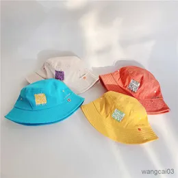 Caps Hats Spring Summer Letter Pattern Baby Hats Cotton Outdoor Sun Hats Kids Boys Girls Beach Caps Autumn Fisherman Hat