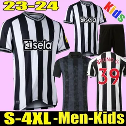 3xl 4xl 23 24 130 års jubileum Nufc Soccer Jerseys Isak Bruno G Joelinton Trippier 2023 2024 United Maximin Wilson Target Football Shirt Men Kids Kit
