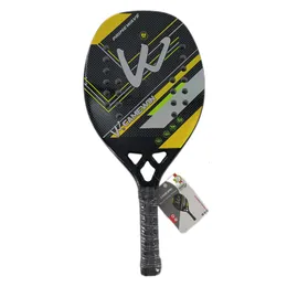 Tennis Rackets CAMEWIN In Stock 3K Beach Racket Full Carbon Fiber Rough Surface With Cover Bag Send One Overglue Gift High Quality 230608