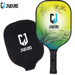 Tennisracketar Juciao Pickleball Paddles Set Fashion Sports Produkt Kolfiber Honungskaka Kärna av hög kvalitet med täckning 230608