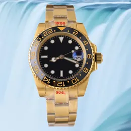 Masowe automatyczne mechaniczne mechaniczne 8215 Zegarek luksusowy czarno -niebieski ceramiczny szafir zegarek ze stali nierdzewnej Pasek Relojes de lujo para hombre zegarki męskie