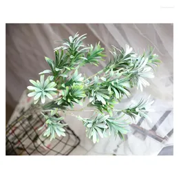 Kwiaty dekoracyjne 6 widelca parmezan plastikowa trawa sztuczne rośliny do majsterkowania materiału kwiatowego materiału na przyjęcie domowe dekoracja domu
