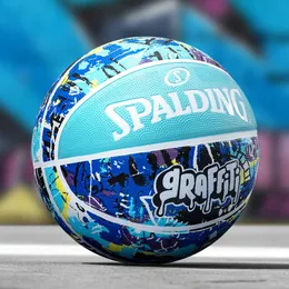 Balls Original Blue Basketball 84 373Y Rubber Wear Resistance Indoor Gaming Training Street Ball Size 7 230608