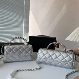 Damenmode-Handtasche, Designer-Mini-Tasche mit Überschlag, Henkel, Schulter-Crossbody-Geldbörsen, klassische Diamant-Stepphandtaschen, goldfarbene Hardware, Kettenriemen, Luxustaschen