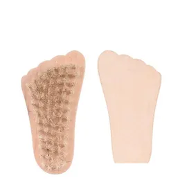 2021 Hot selling Foot type Boar Bristles nail brush Natural pig Bristles Cleaning Brush Wooden massage brush