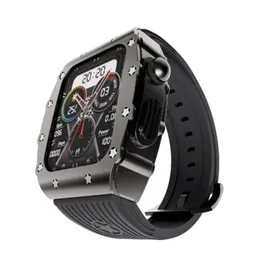 Dla Apple Watch Series 8 7 6 5 4 SE Zestaw AP Mod Zestaw Ochronka Ochronna obudowa Pasmo Pasku 44 mm 45 mm