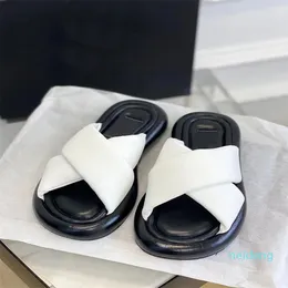 2023-Lambskin High Heel Clipper Luxury Designer Slippers Fashion Summer Sandals