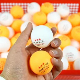 Table Tennis Raquets Huieson 30 50 100 Pcs English Material Balls 3 Star 40mm 28g White Orange Ping Pong ABS Training 230608