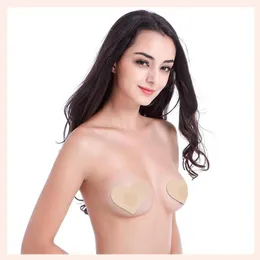 Kvinnors g strängar 5 par bröstklistermärken osynliga bröstlyftband överlägg på bh nippel adhesivo täcker tillbehör