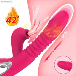 Telesowe łechtaczki wibrator ssący Kobieta dla kobiet łechtaczka stymulatora próżniowe bliźniaczce dildo seksowne zabawki dla dorosłych L230518
