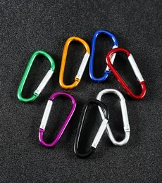 In Stock Aluminum Alloy Carabiner Type D Buckle Outdoor Climbing Safety Insurance Buckle Spring Hook Luggage Backpack Hook 5434130