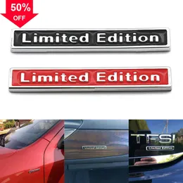 New 1 Pcs 6.5*1cm Metal Limited Edition Fender Trunk Badge Emblem Racing SUV Sports Stickers Car Body Decal for All Car