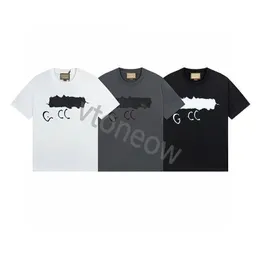 Men's t shirts designer t shirt Cotton Round Neck Printing quick drying anti wrinkle men spring summer high loose trend short sleeve male clothing