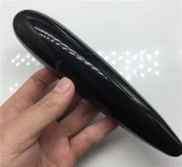 Natural Obsidian Hand Sculpture Massage Wand Quartz Crystal Massage Wand Large Healing Crystal Yoni Massage Tool As Ms Gift9353831