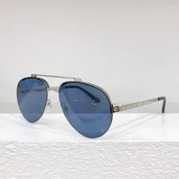 Sunglasses 0354S Oval Double Bridge Women Luxury Metal High Quality Eyeglasses Men Fashion Driving Brand Glasses CT