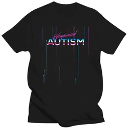 Men's T-Shirts Weaponized Autism Shirt Disco Style Funny 80S Aesthetic Gift 230608