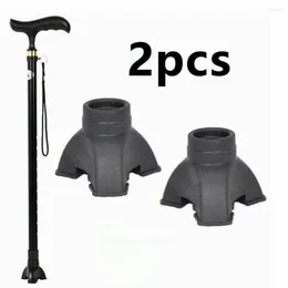 Trekking Poles 2Pcs Climbing End Protector Durable Replaceable Anti-slip Mat Tripod Hiking Crutches Pads Walking Stick