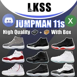 LKSS Jumpman 11 Basketbol Ayakkabıları Erkek Kadınlar Kiraz 11s Düşük Çimento Gri DMP Serin Gri 25. Yıldönümü Concord Sarı Yılan Hinli Erkek Eğitimleri Spor Spor ayakkabıları