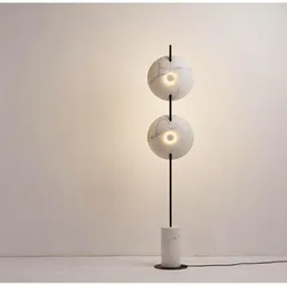 Table Lamps Modern White Marble Floor Lamp Living Room Bedroom Bedside El Decor Standing Iron Black Rod Lighting Fixtures