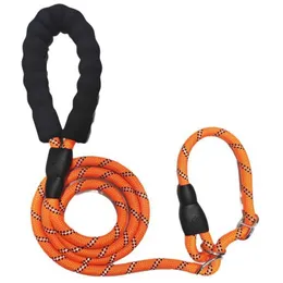 Collari per cani Guinzagli Guinzaglio per collare Guinzaglio per animali domestici in nylon Imbracatura regolabile Cintura in corda resistente Accessori leggeri Z0609