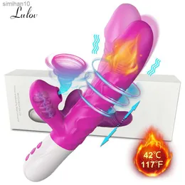 Sucer gode vibrateur de poussée avec masturbation féminine clitoris ventouse clitoris stimulateur de vide produits pour adultes jouets sexuels pour femmes L230518
