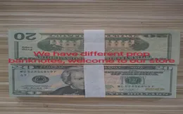 s Dollar 20 Prop Movie Money Banknote Money Gifts Party US Bar Fake Prop Games Collection Dollars 550 Hwhrx8352207