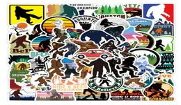 50Pcs Savage Outdoor Sasquatch Graffiti Stickers Pack For Notebooks Laptop Craft Supplies Scrapbooking Material Car Decals1861217