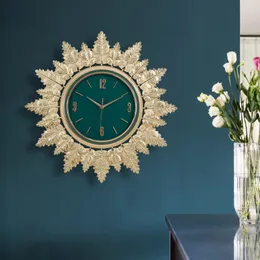 Zegarki ścienne Nowoczesne luksusowe zegar Zaawansowany metalowy projekt elektroniczny Nordic Creative Orologio da Parete Moderno Room Decor
