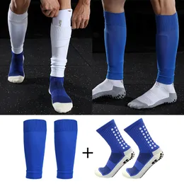 Calzini sportivi 1 set adatto per calzini sportivi con coprigambe elastici alti da calcio per adulti equipaggiamento protettivo per esterni 230608