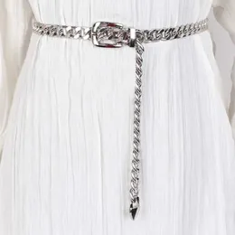 Belts 1 PC Women's Chain Belt Metal Waist Dress Adjustable