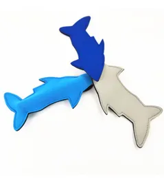 Shark Neoprene Popsicle Holder Reusable Anti zing Koozies Fish Ice Pop Sleeves zer Blanks Kids Summer Birthday Party Favor3161002