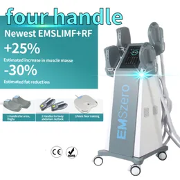 新しい4ハンドルDLS-EMSLIM筋肉刺激装置RFボディスリミングEMSZEROビューティー機器EMS Sculpting Machine Factory