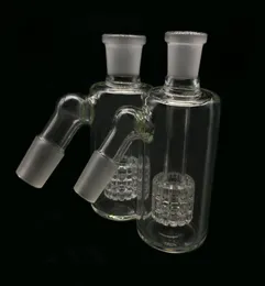 Glass Bong Ash catcher 90 45 degrees 144mm 188mm matrix perc glass ash catcher bubbler Glass Water Pipe Oil Rigs2773333