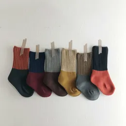 Kids Socks 6 Pairs/lot 1 to 9 Years Kids Autumn Winter Thick Socks Baby Cotton Socks Boys Girls Infants borns Sock 230608