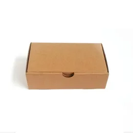 200pc Kraft paper Corrugated Gift Boxe Mailer Shipping Box Corrugated Carton Wedding Gift Package Christmas Party Decor Supplies