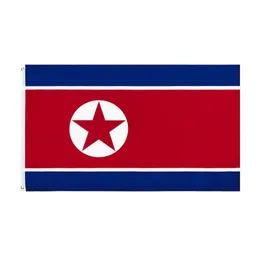 Stokta 3x5ft 90x150cm Asmak Ulusal PRK KP NK Kuzey Kore Bayrak Şakası Kutlama Dekorasyonu 4298102