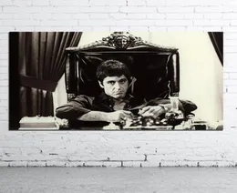 AL PACINO SCARFACE Movie Poster Home Decoration Canvas Oil Painting Black and White Pop Art Wall Pictures Living Room Home Decor4000742