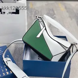 Women's Hands outlet Color Bag 2023 Shoulder Fashion Handbags Loewsbag evening Bags Splicing Single Designer Handheld Crossbody Puzzles Casual Leather 2KOP