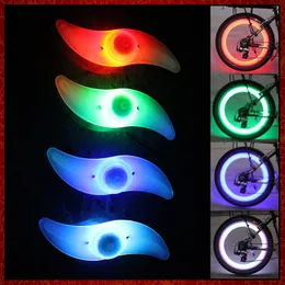 1USD 9 Kolory Lampa błyskowa LED Światła w oponach MOTO Koło rowerowe Zawór Cap Lights Samochód Motocykl Koła rowerowe Opony Latarka Niebieski Zielony Czerwony Żółty Wielokolorowe Auto Szprychy Lampa