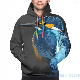 Bluza męska męskie bluza dla kobiet zabawne Kingfisher Print Casual Hoodie Streatwear